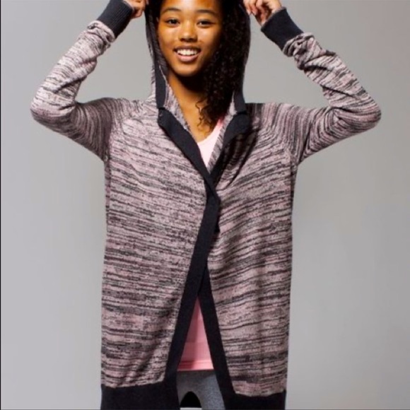 ivivvia by Lululemon Marled Knit Hooded Sweater - Picture 1 of 15